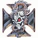 Skull, Dragon & Cross Adult T-Shirt