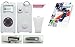 White Leather Case for Apple Ipod Nano + Screen Protector Ipod Nano LCD Protective-film