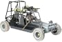 12" GI Joe Chenowth Desert Light Strike Vehicle with Exclusive G.I. Joe Action Figure (2000 Hasbro)