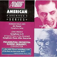 Dello Joio: Air Power for orchestra; Vincent: Symphony in D
