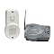 Oracle Front Door Doorbell with Portable and Traditional Intercom - Gray