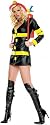 HOT Fire Fighter Woman Costume with Inflatable Extingisher
