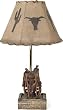 Western Saddle Lamp Base and Shade by Glenna Jean