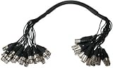 16 channel XLR Patch Snake Cable 3 feet