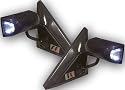 Nissan Sentra B14 F1 Mirrors 95-98 - Finish: Carbon Fiber Style