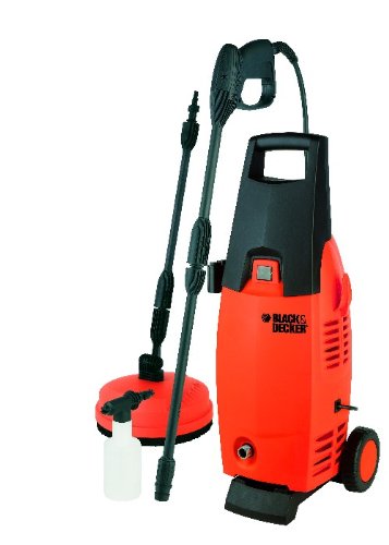 Black & Decker PW1400KPLUS Pressure Washer, 120 Bar, 1400 Watt