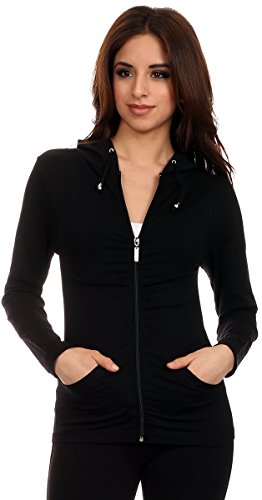 SG Lightweight Seamless Hooded Pull-up Active Yoga Fitness Jacket with Pockets