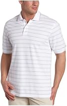 IZOD Men's Short Sleeve Pique Feed Stripe
