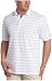 IZOD Men's Short Sleeve Pique Feed Stripe