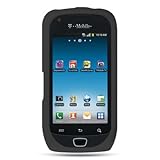 Samsung Exhibit 4G (T-Mobile) Rubberized Hard Protector Case - Black
