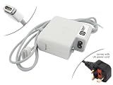 Genuine AC Adapter for Apple MacBook 13-inch and 13  Aluminum Unibody A1184 MA538B/B Magnetic Original Apple Magsafe Laptop Charger Power Supply 16.5V 3.65A 60W
