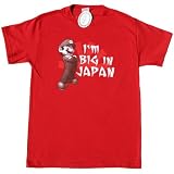 NINTENDO MARIO: I'M BIG IN JAPAN T Shirt Licensed at Blue Devil Clothing