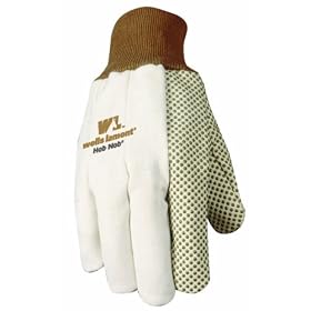 Wells Lamont 310 Work Glove with Timber Hob-Nob Dots, One-size