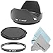 Universal Lens Accessory Kit For 67MM DSLR Camera - Includes: UV Filter + Flower Lens Hood + Snap On Lens Cap + Premium MagicFiber Microfiber Cleaning Cloths (FUJIFILM FINEPIX S100FS S200EXR S205EXR)