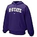 Nike Kansas State Wildcats Purple Arch Lettering Hoody Sweatshirt