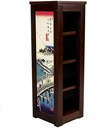 Pedestal table-A bridge in the snow-Hiroshige