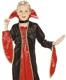 Girls Vampire Sorceress Elvira Kids Halloween Costume M Girls Child Medium (5-7 years)