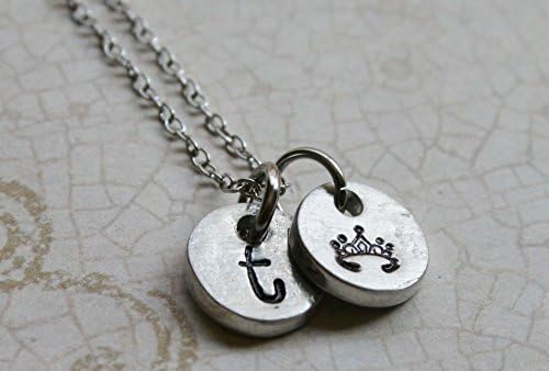 Princess Initial Tiny Coin Necklace Copyright © 2015 by Shelly Champlin. All rights reserved.