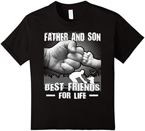 Kids Father And Son Best Friend For Life T Shirt Gifts 6 Black