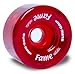 Sure-Grip Fame Artistic Indoor Wheels (Clear Red)