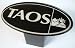 Taos Ski Valley Resort Trailer Hitch Cover Plug for Cars, Trucks, SUVs