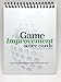 Game Improvement Score Cards (Golf Statistics Tracking System) – Booklet