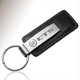 Cadillac CTS Black Leather Key Chain