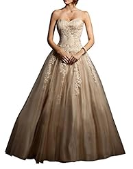 Strapless Tulle Sleeveless   Ball Gown Evening Dress/Quinceanera Dress/Party Dress 