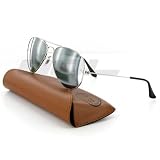 RB 3025 aviator silver mirror