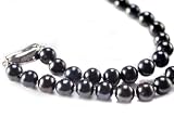 The Lovers Pearls Black 6-7mm A+ Freshwater 16 Inch Pearl Necklace
