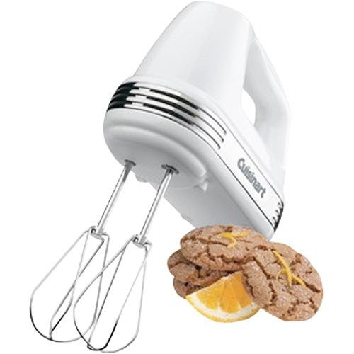 Childrens Toyshop  Kitchen & Housewares : Cuisinart HM-50 Power Advantage 5-Speed Hand Mixer, Stainless and White