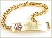14k Gold-filled Medical ID Bracelet custom engraved with your information.