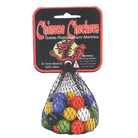 CHINESE CHECKER REPLACEMENT MARBLES by Mega Marbles by Mega Marbles