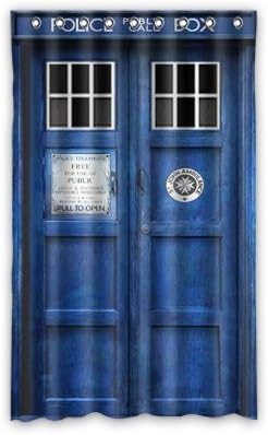 Cozy Doctor Who Window Curtains/drape/panels/treatment Polyester Fabric Office/Home/Bedroom Decor 52"x 84"