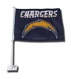 San Diego Chargers Bolt/Wordmark Car Flag