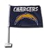San Diego Chargers Bolt/Wordmark Car Flag