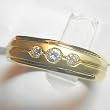 14K Yellow Gold Diamond Man's Ring