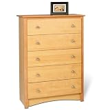 Sonoma 5-Drawer Chest Color - Maple