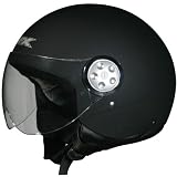 AFX Solid Men's FX-42A Pilot Harley Cruiser Motorcycle Helmet