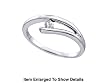 Stunning Solid Gold Petite Diamond Promise Ring
