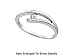 Stunning Solid Gold Petite Diamond Promise Ring
