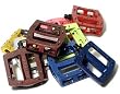 Odyssey Cielincki Pedals, Loose Ball 9/16" Aluminum Red Anodized 129814
