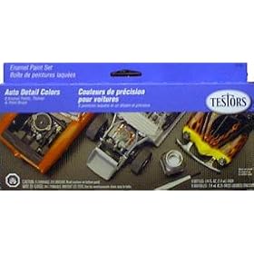 Auto Detail Plastic Paint Set