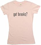 got brooks? Women's Tee Shirt Medium-Pink Babydoll (petite fit)