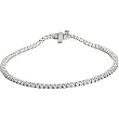 14K White Gold Diamond Tennis Bracelet - 1.00 Ct.