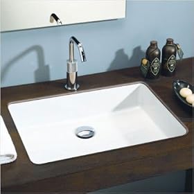 St. Thomas Creations 1350.100.01 Miro Box 50 Undermount Lavatory, White