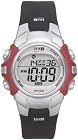 Timex Unisex T5G841 1440 Sports Digital Silver-Tone/Black Resin Strap Watch