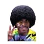 Black Afro Wig, One Size fits Most