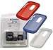 White, Dark Red, Dark Blue Silicone Skin Cover Case and Kingston 4GB microSDHC Class 4 Memory Card with miniSD, SD Adapter for Blackberry BOLD 9000