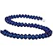 rockcloud Lava Rock Stone Loose Beads Round 13mm Strand Deep Blue Titanium Coated Healing Reiki Balancing Energy Drusy Quartz Crystal